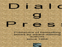 Tablet Screenshot of dialogpress.com